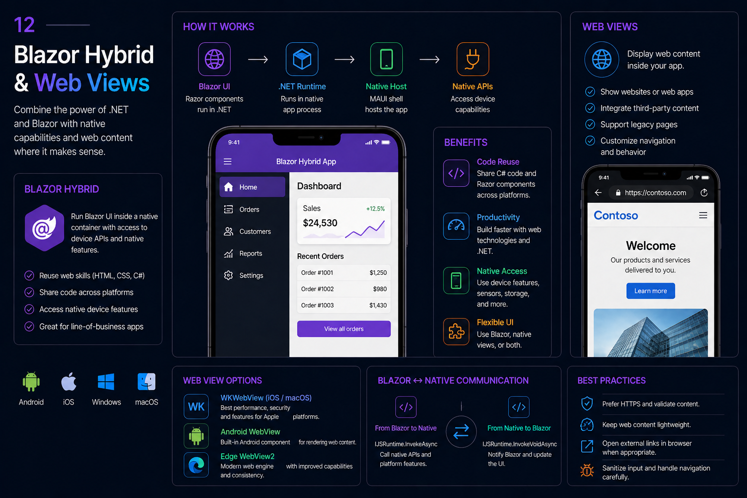 Blazor Hybrid & Web Views