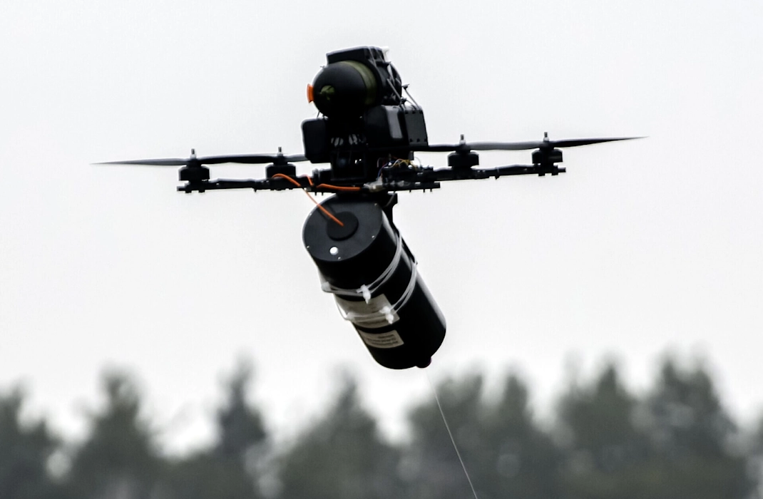 Fiber-Optic Drones