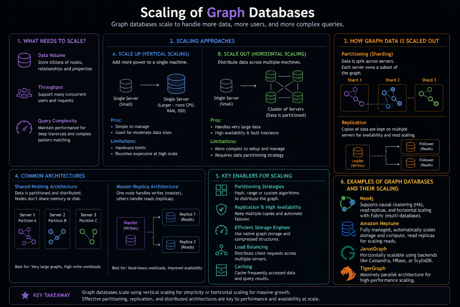 Scaling of graph databases