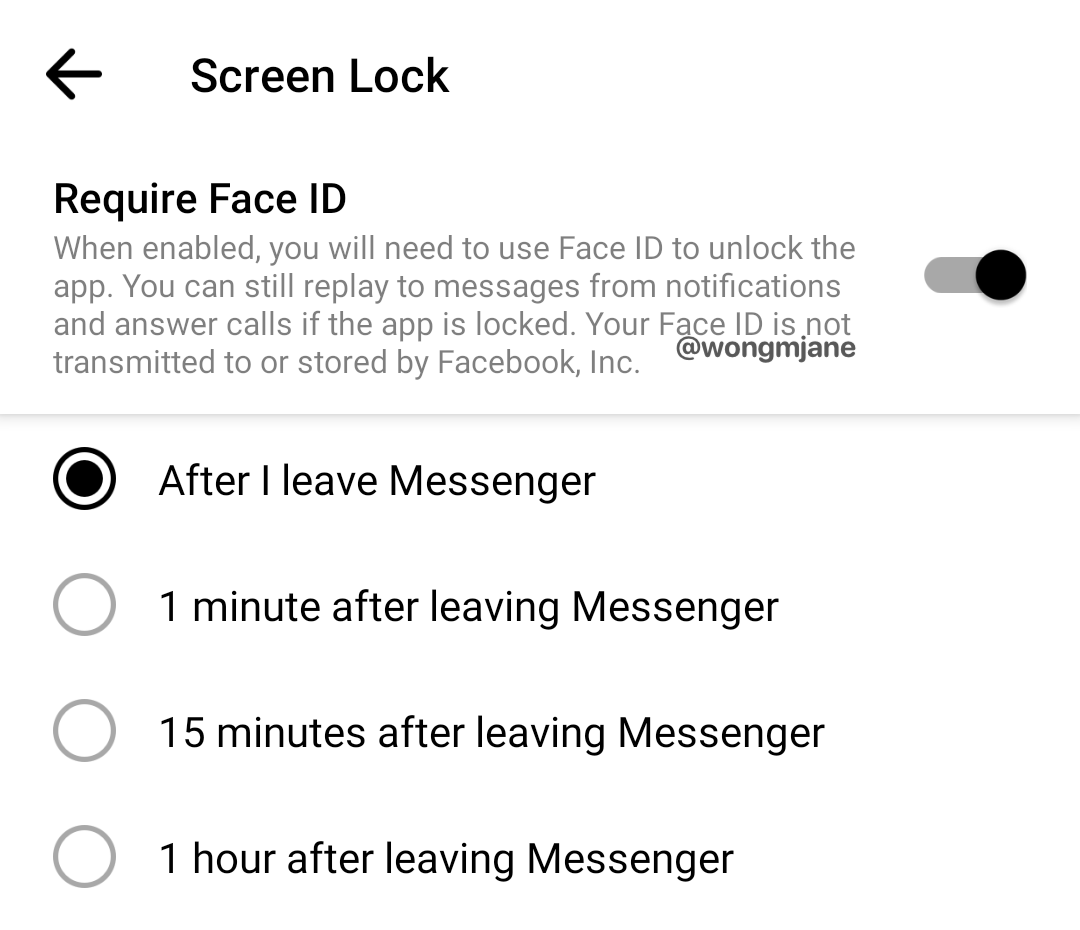 facebook face id