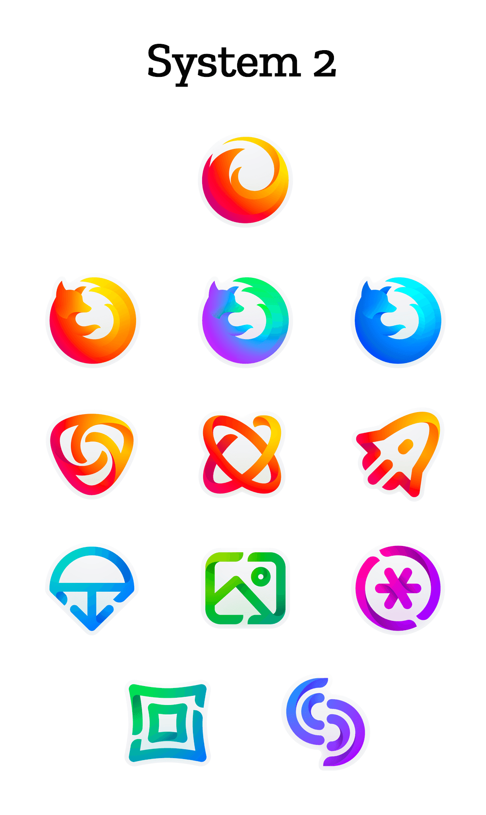 mozilla icons set